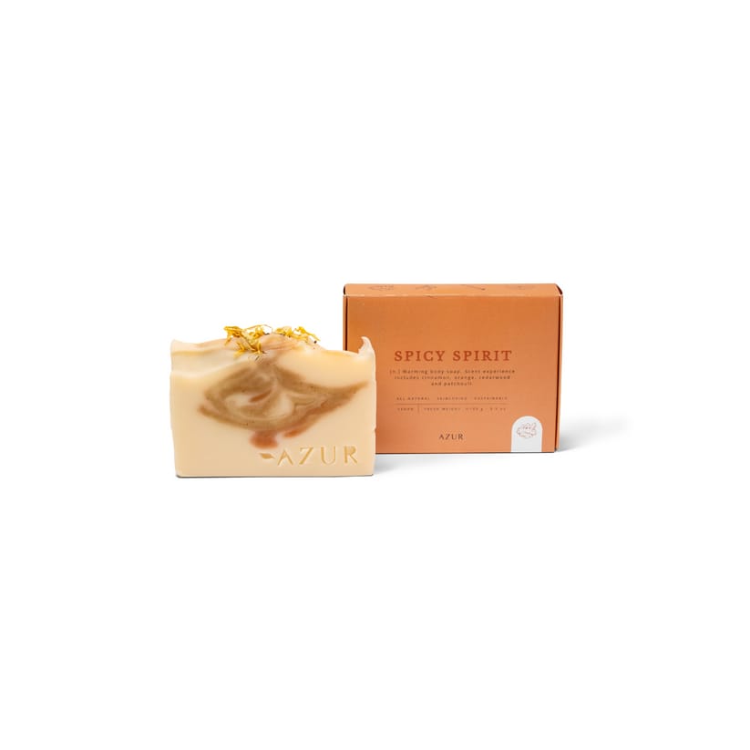Natural Soap Bar - Spicy Spirit - Handmade 